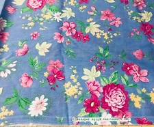 Peter Pan Spring Floral 57” Wide 100% cotton fabric sold by the yard #1583
