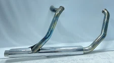1985-1994 HARLEY TOURING EXHAUST HEAD PIPES HEADER PIPE HEADERS - REPAIRED