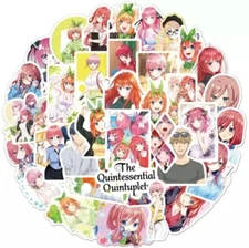 50 Quintissential Quintuplets anime stickers 