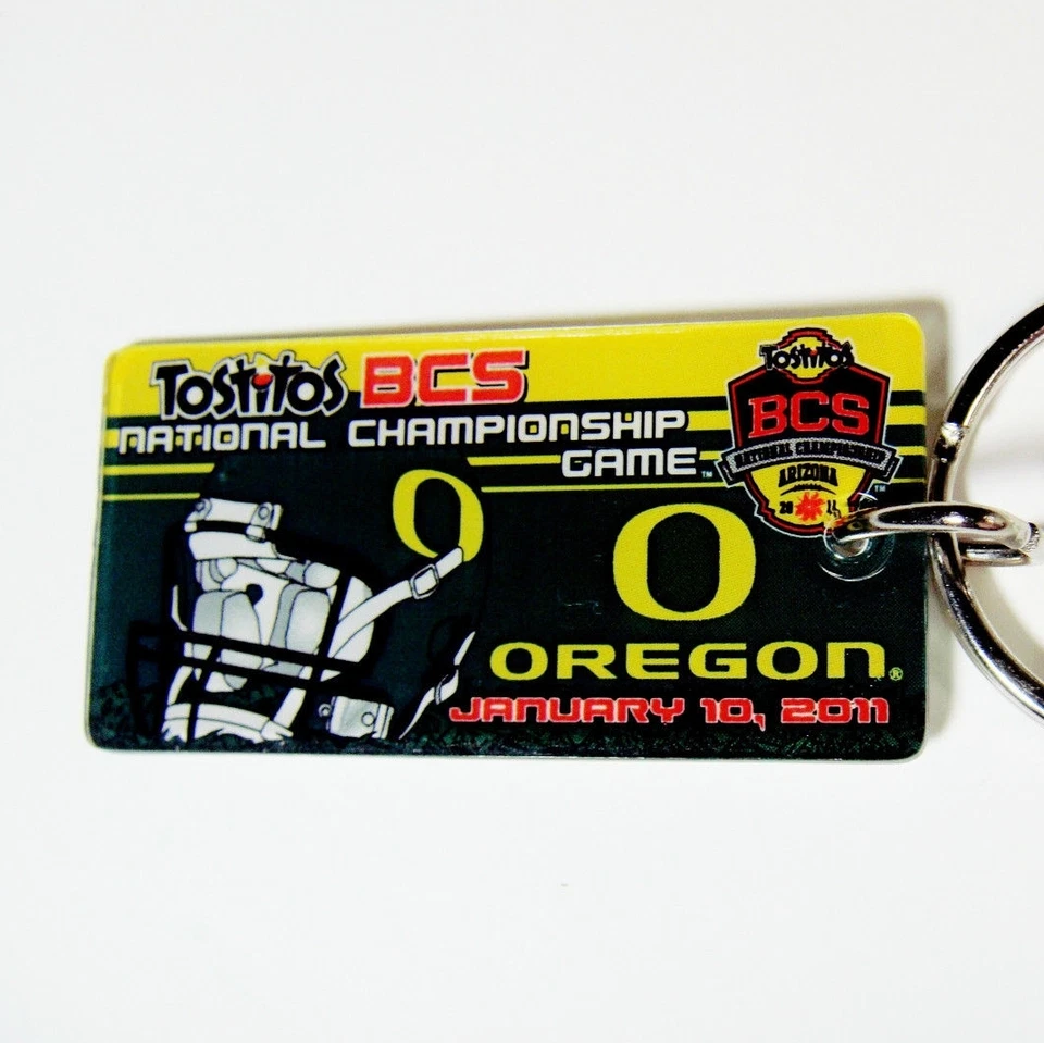 University of Oregon Ducks 2011 BCS Key Chain Keychain Key Ring Keyring Football - Image 4 of 4