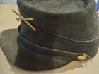 Henschel Hat  Blue Suede Leather Civil War Union Hat Size M Medium — photo 4