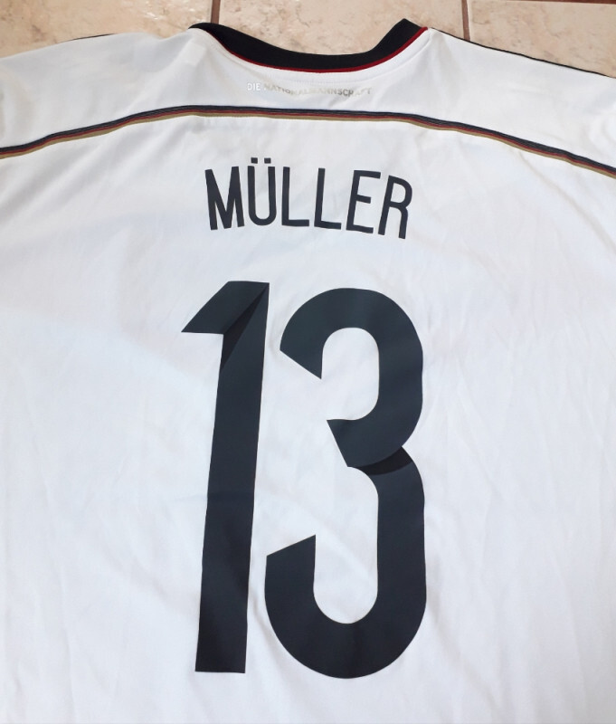 D*0様 正規品　adidas ドイツ代表ジャージ MÜLLER 13 6f91c9fc56c9ba19ba5ea72da02ba5
