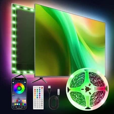 20FT Led Lights for TV, TV Led Backlight for 32-80 Inch, USB Led Light Strip wit