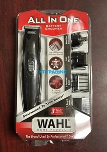 WAHL 3-In-1 Nez Oreille Cheveux Précision Trimmer Foil Shaver BATTERY GROOMER