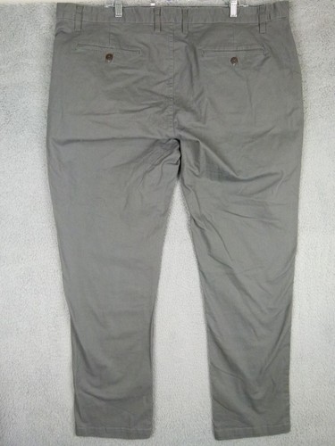 Grizzly Grip Tape Mens 44x34 Gray Straight Leg Khaki Pants - Picture 5 of 6
