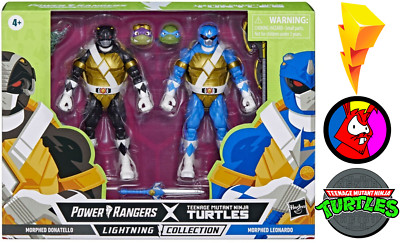 Donatello und Leonardo - Power Rangers x TMNT - Hasbro 6 inch Figuren