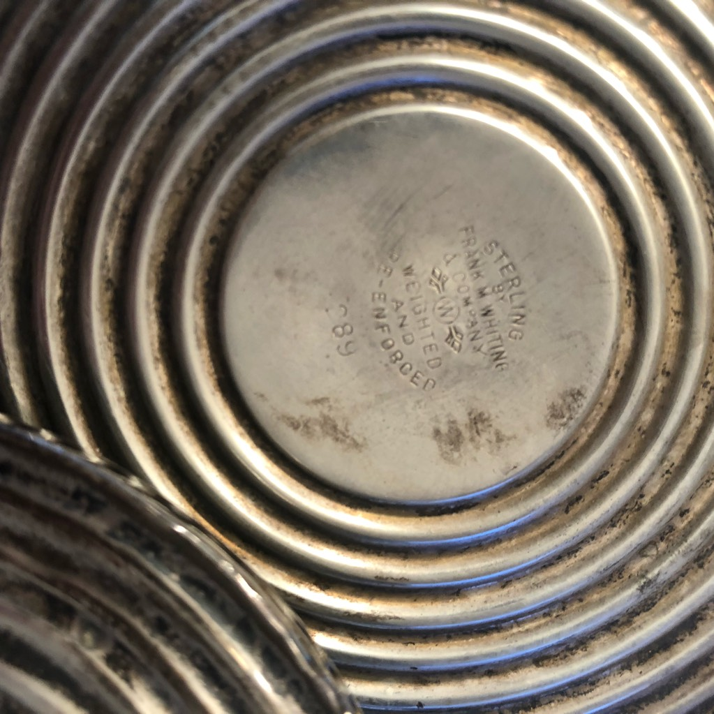 Frank M Whiting Co 2 Candelabra Candle Holder Set Sterling Weighted Re