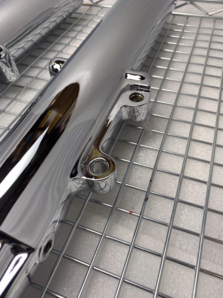 HARLEY 2000 -13 Touring ÚNICO DISCO Pernas de Garfo Slider OEM Street Glide TROCA - Imagem 4 de 4