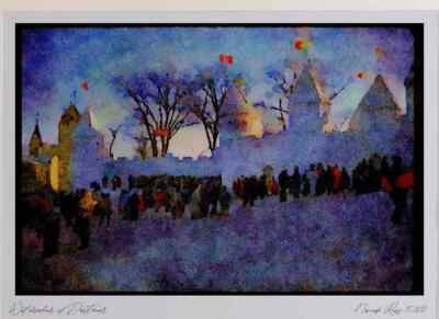 232023 Eispalast Winter Karneval Limited Edition Aquarelldruck