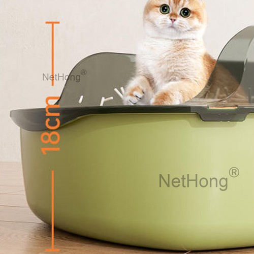 NEW Extra Large Open Cat Litter Tray HighSided Deep Jumbo Rim Pan Box Loo Toilet - Picture 20 of 33