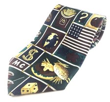 McDonalds Men s Neck Dress Tie Food - 58in L x 3.75in W 100 Polyester 1613-532