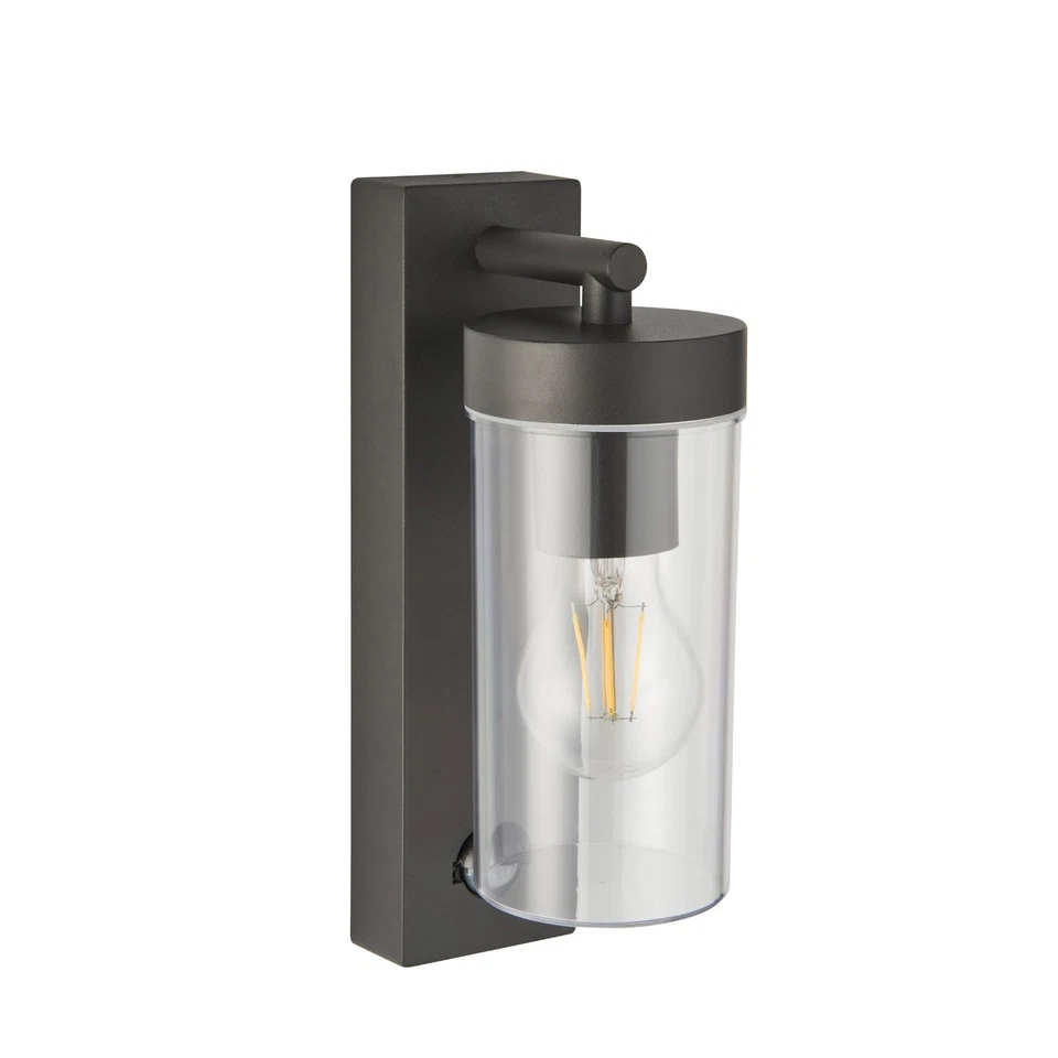 SAXBY Hayden Modern Security 15W LED E27 PIR Override Wall Lantern Black IP44 - Image 4 of 4