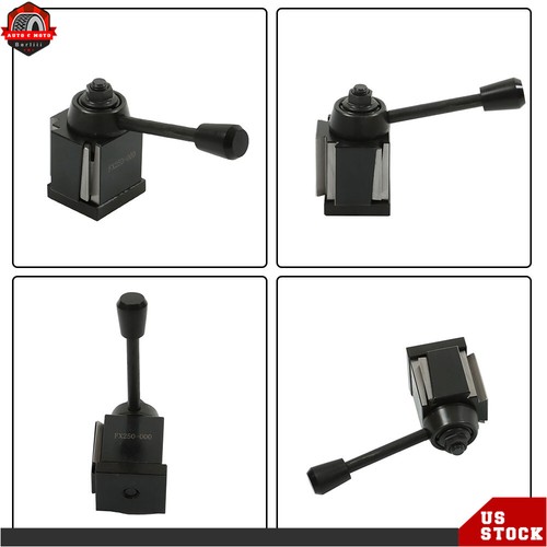 OXA Wedge Type Tool Post 250-000 + 2 holders 001 002 For CNC Swing Dia 8" NEW - Picture 3 of 8