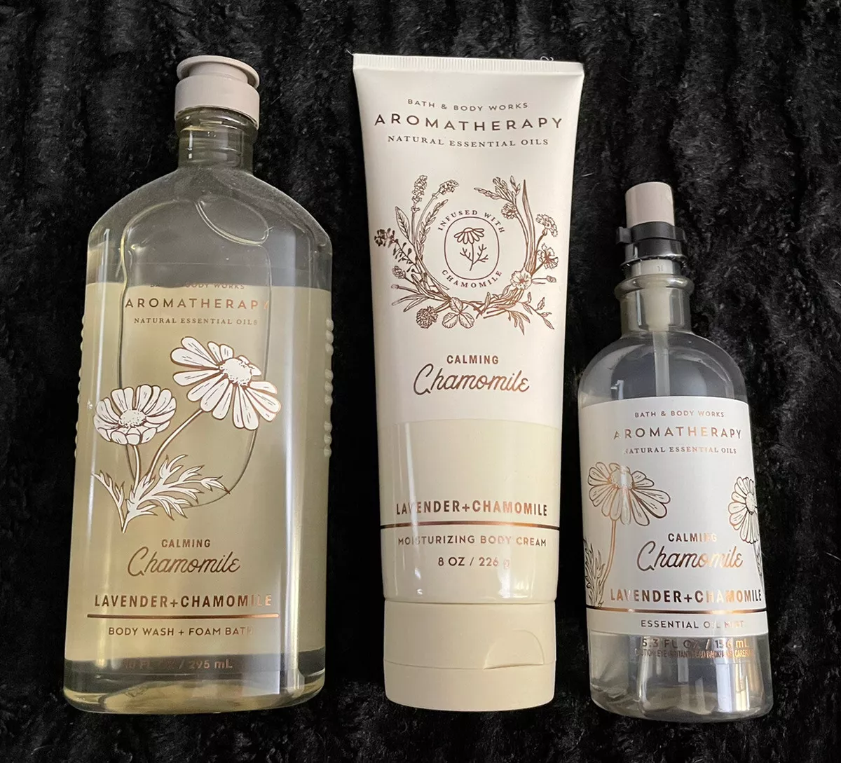 Lot Of 3 Bath Body Works CALMING CHAMOMILE BODY WASH CREAM