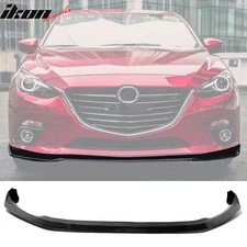 Fits 14-16 Mazda 3 4/5Dr MS Style Unpainted Front Lip Bumper Chin Spoiler - PU