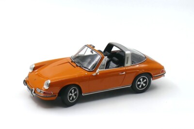 Porsche 911 T Targa 1970 Orange Norev 1/18 – Modèle Neuf 187220