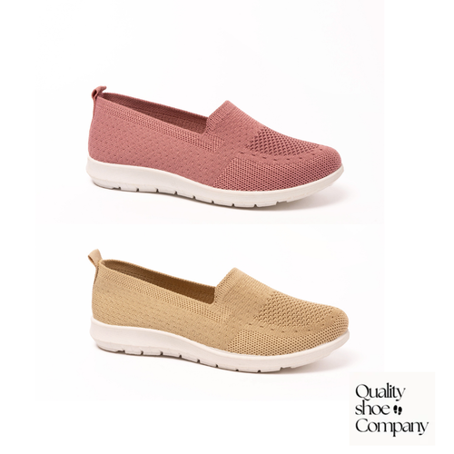 Ladies Casual Canvas Women's Slip On Shoes Summer Casual Beach Comfort