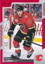 20/21 OPC..MILAN LUCIC..RED PARALLEL..SP..CARD # 209..FLAMES..FREE COMBINED SHIP