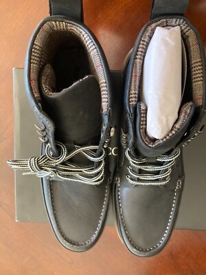 FRANCO FORTINI MENS MONTANA LACE-UP BOOT - BLACK | eBay display picture 3