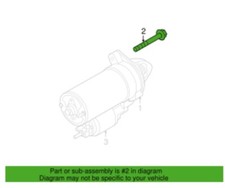 Lot Of 2, BMW 12410392577 GENUINE OEM STARTER MOUNT BOLT, Ships Next Day