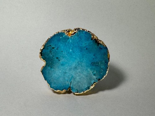 Natural Stone Phone Grip with Gold Edging - Choose Your Style! - 第 23/28 張圖片