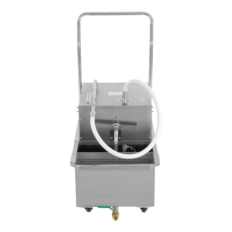 Fryer Oil Filter Commercial Cooking Oil Filtration System 55L Capacity