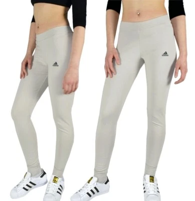 Adidas Damen Legging Modern Sport Training Hose Work Out Fitness grau-beige nude - Bild 1 von 3