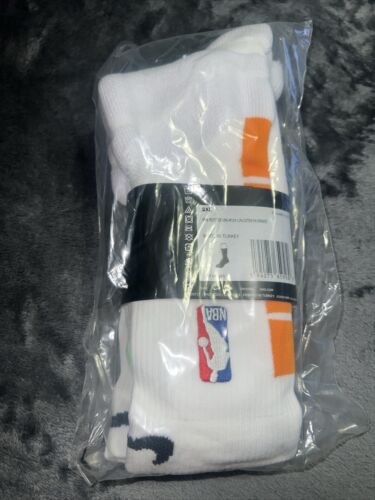 2XL Nike Socks NBA White PAA490-100 White / Orange - 第 1/3 張圖片