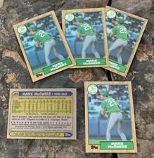 Mark McGwire Topps Rookie Cards. 5 total