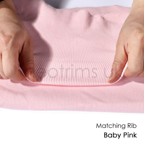 Sweatshirt Fabric Heavy Brushed Jumbo Fleece Cotton French Terry Matching Rib - Picture 11 of 77