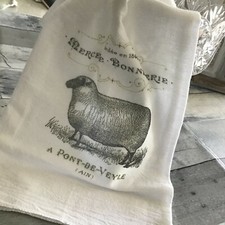 LAMB SHEEP French Inspired Kitchen Towel TEA Towel Kitchen D cor