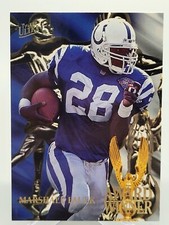 1995 FLEER ULTRA MARSHALL FAULK AWARD WINNER FOOTBALL CARD COLTS NFL donruss 