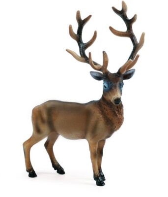 Whitetail Deer Wild Animal Toy PVC Action Figure Kids Toys Party Gifts ...