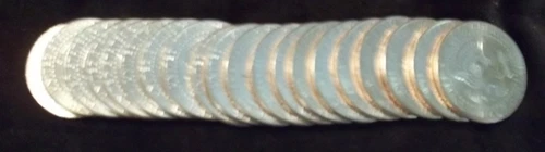 1986-P AU+/UNC Kennedy Half Dollar Roll "Opened"
