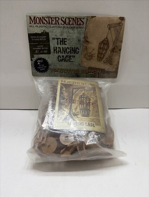 Monster Scenes The Hanging Cage Model  Prototype 2 637-p 81/100 New Sealed