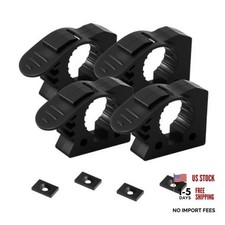 Quick Release Rubber Clamp Mounts - Shovel Tool Handle Holder - 4PCS