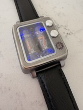 NEONWORKS Nixie Tube Watch LED Digital Watch Boxed + Charger Steampunk Style