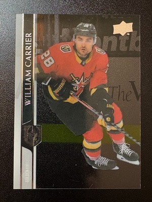 2020-21 Upper Deck William Carrier Vegas Golden Knights Clear Cut (#639)