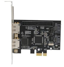 PCIe to 2x SATA2.0 IDE 40pin 2x ESATA hard disk controller adapter raid card