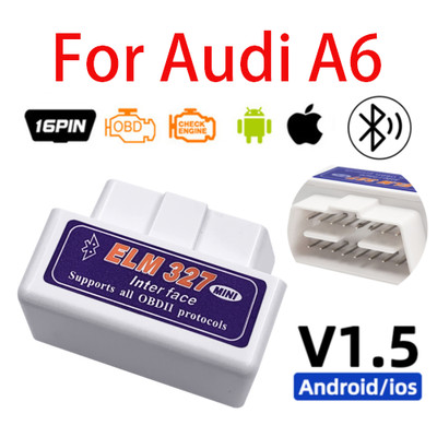 OBD2 ELM 327 Auto Scanner Werkzeug Android IOS Fehlercode Mini BT Leser passt für A6