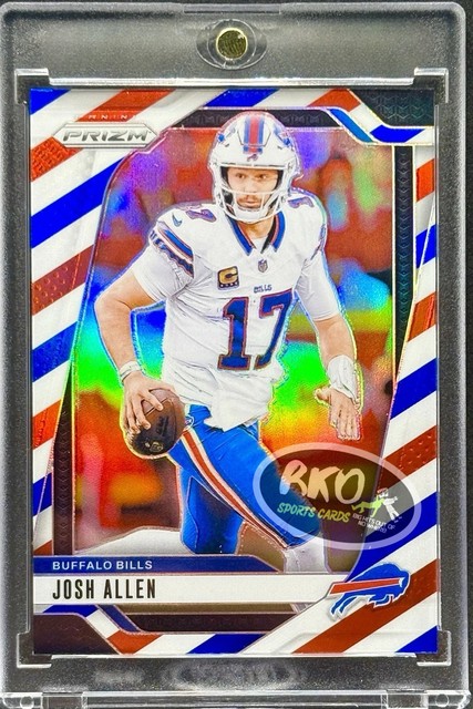 Josh Allen Red White Blue Prizm Refractor SSP Bills Mint