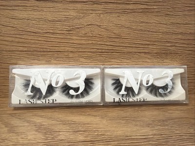 Lash Step Faux Mink Lashes No. 3 False Eyelashes 2 Pack Read*