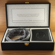 Montblanc Special Edition Portafoglio Uomo Colore Nero Cintura Pelle e Pelle Con Scatola