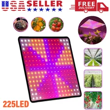 Full-Spectrum LED Grow Light for Indoor Plants, Greenhouse Flowers & Vegetables