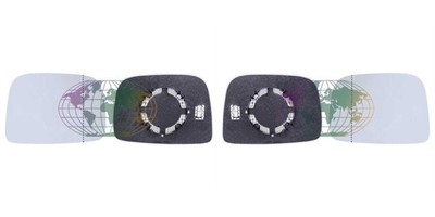 Spiegelglas Außenspiegel set links rechts für Volvo XC60 156