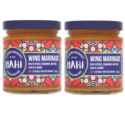 Mahi-Flügel Marinade Gewürzmischung Koriander Knoblauch Zwiebel 200g 2er-Pack