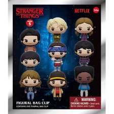 Stranger Things Series #5 - 3D Foam Key Chains -  Chase Variants - Blind Pull!
