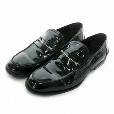 Iconic Gucci Loafers Men’s 10.5 US – Black Patent Leather Horsebit Dress Shoes