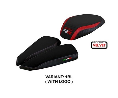 Sattelbezug Sitz Meilan velvet Blak +logo TPZ MV Agusta Brutale 1000RR 2020 2023