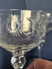 6 Vintage Glastonbury-Lotus "LADY RUBY" Cocktail/Cordials  1947 Etched — photo 3